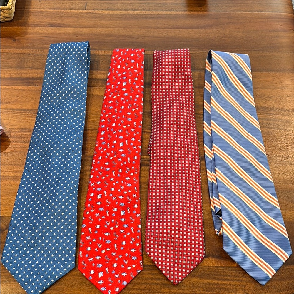Lot of 4 Brooks Brothers ties